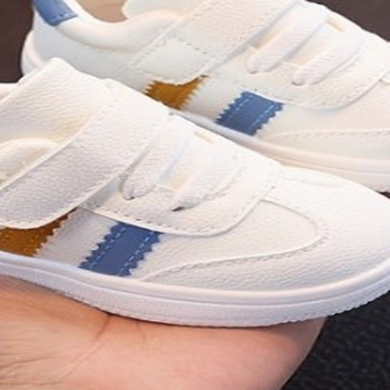 Boys' Toddler Shoes for Spring/Autumn, Soft-Soled Children's Shoes for 1-2 and a Half Year Old, Girls' Spring/Autumn Breathable Shoes, Children's Small White Sole Shoes