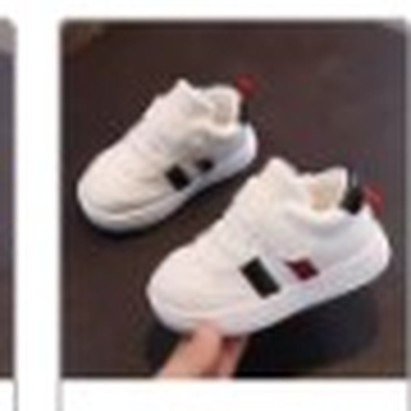 Boys' Toddler Shoes for Spring/Autumn, Soft-Soled Children's Shoes for 1-2 and a Half Year Old, Girls' Spring/Autumn Breathable Shoes, Children's Small White Sole Shoes